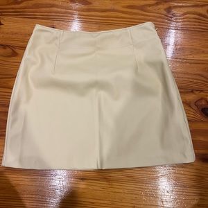 Abercrombie Faux Leather Skirt